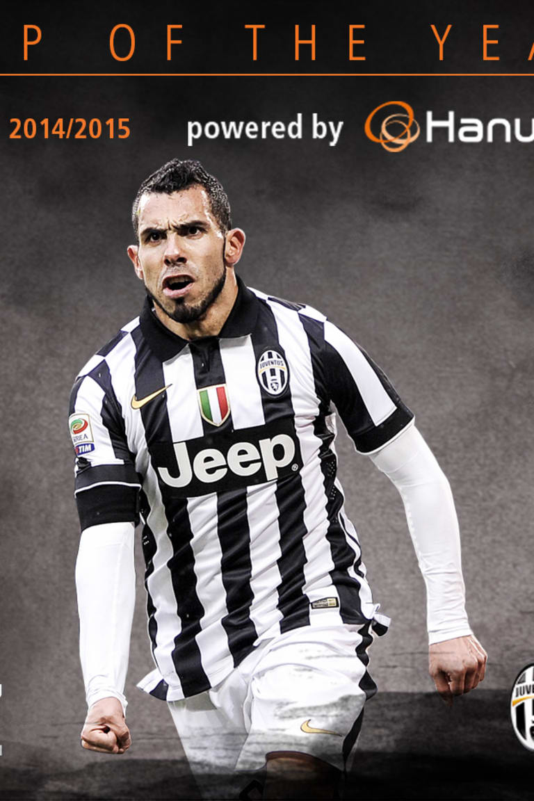 Player of the year? The J-Members have spoken: Tevez!