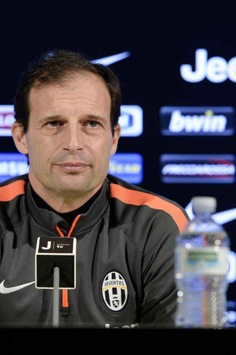 Allegri: “Focused for the final straight”