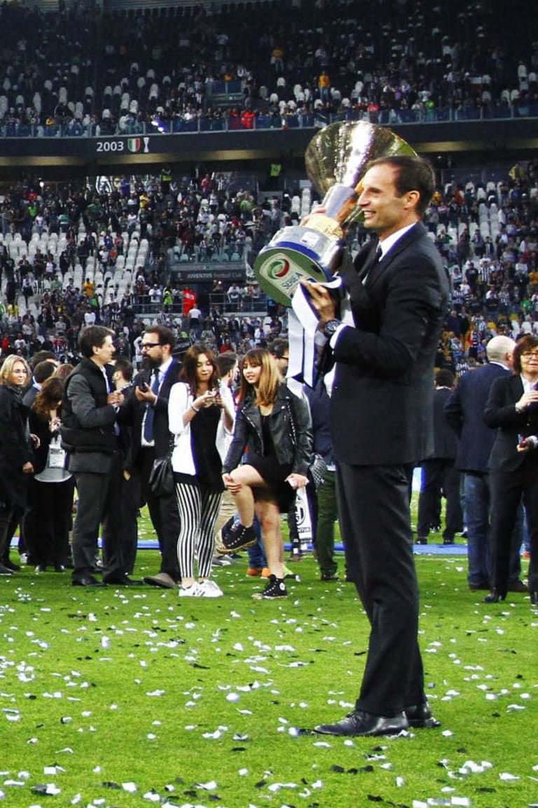 Allegri cherishes special night at Juventus Stadium