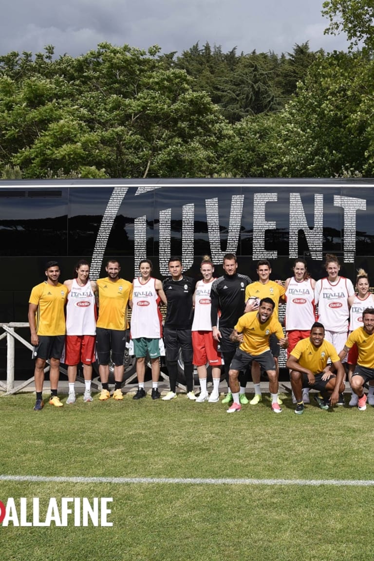 La Juve incontra le Azzurre del basket