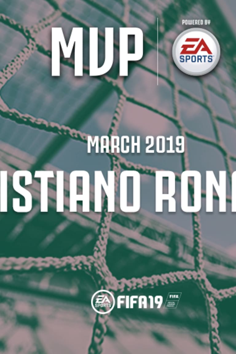 MVP di Marzo: il più votato è Ronaldo!