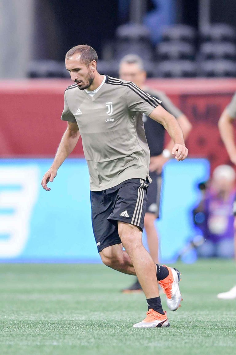 Allenamento al Mercedes-Benz Stadium