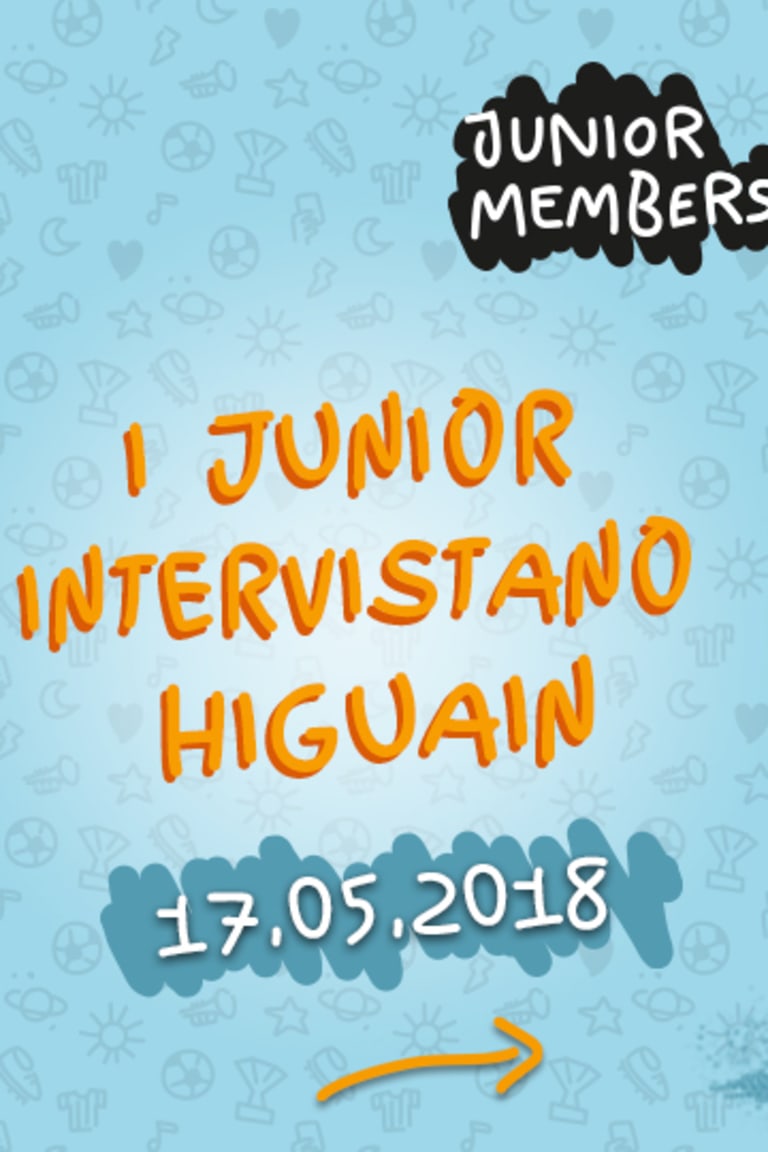 Diventa Junior Member, intervista il Pipita!