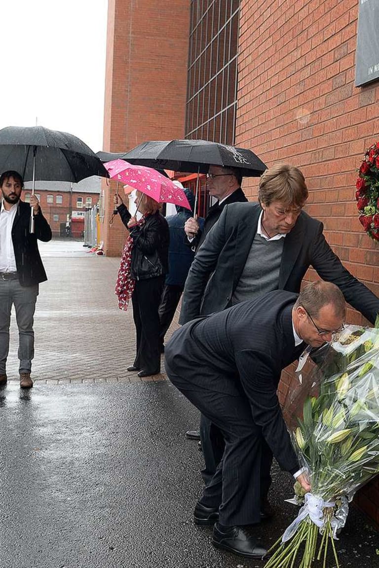 Heysel memorial in Liverpool