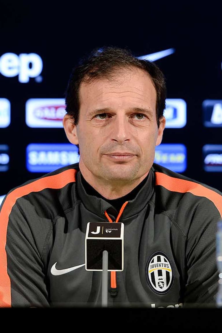 Allegri demands high intensity against the Rossoneri