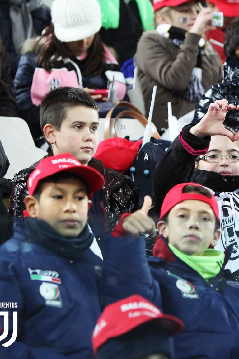 “Gioca con me… tifa con me”: i ragazzi all’Allianz Stadium per Juve-Genoa!