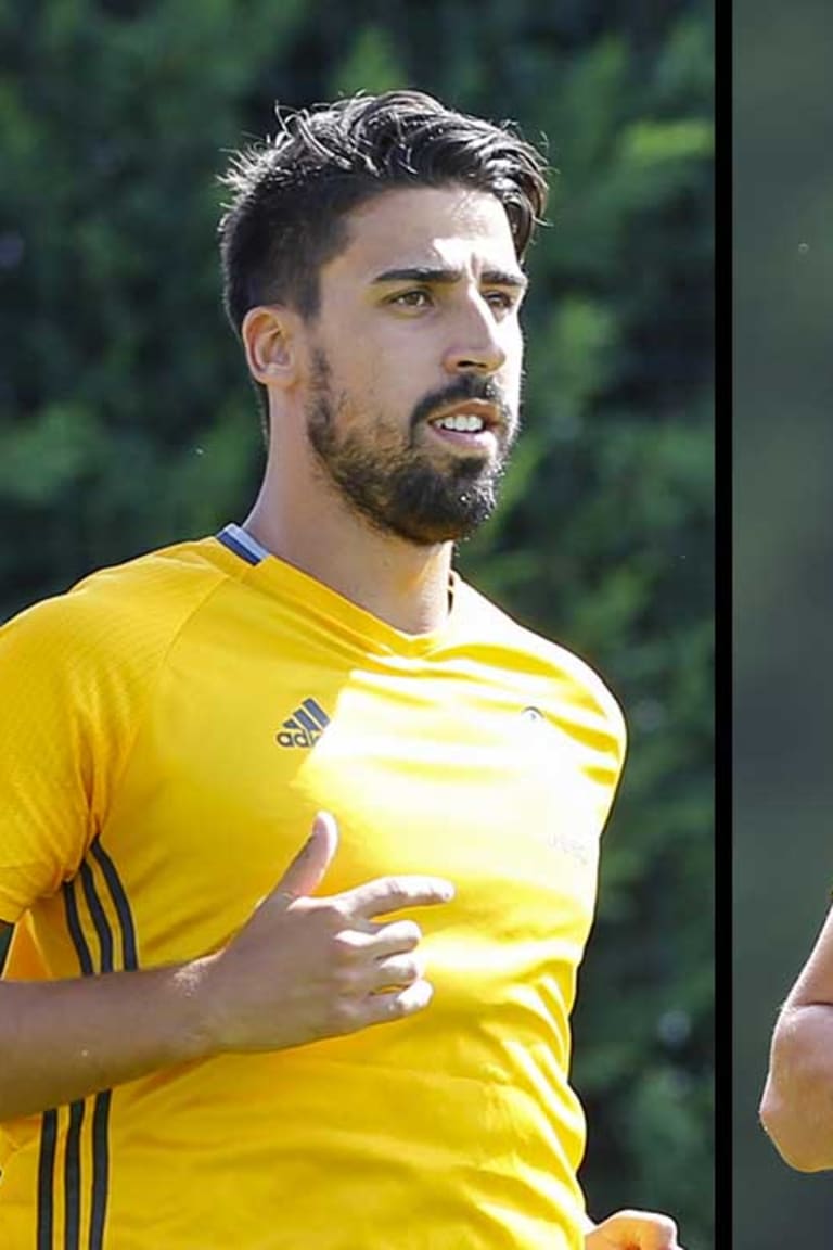 Khedira and Bonucci back in Vinovo