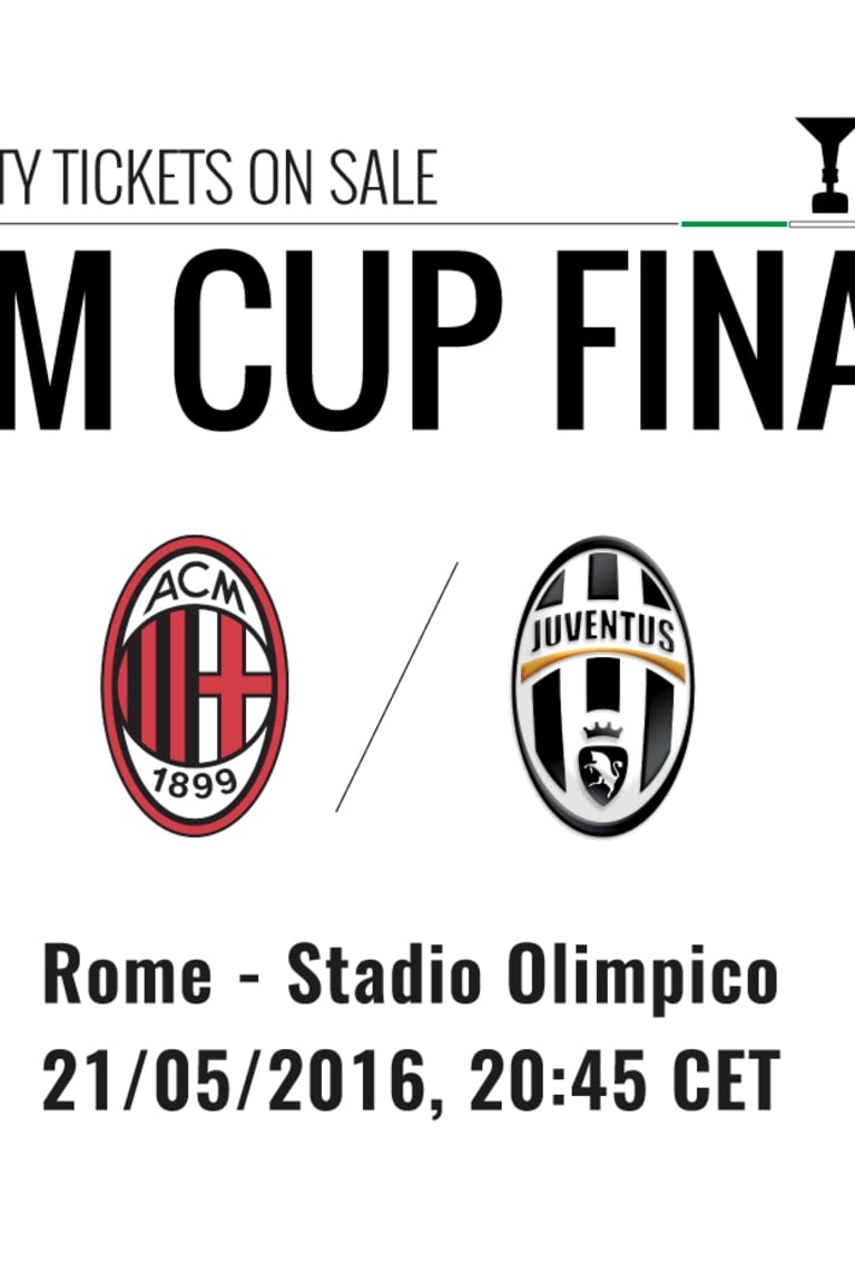 Coppa Italia final: J-Member priority tickets on sale now!