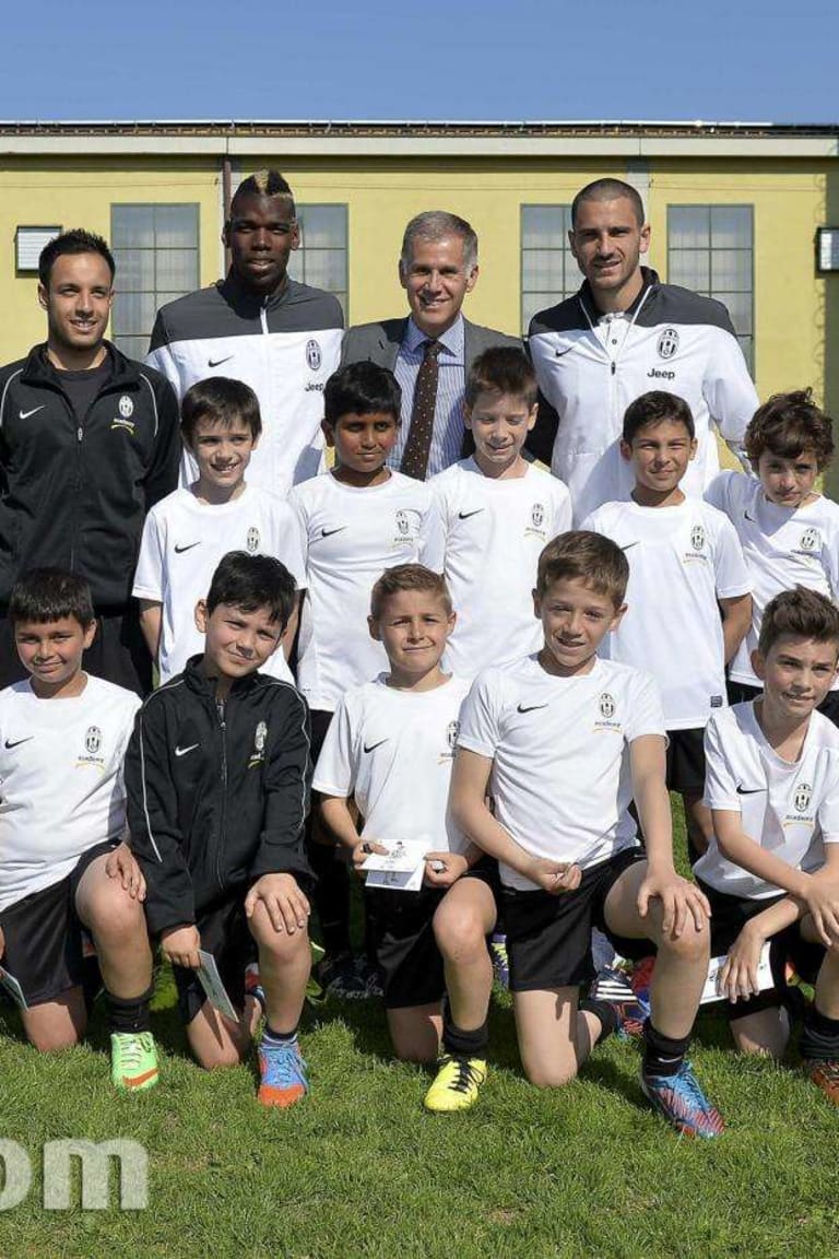 Bonucci e Pogba star a Fossano