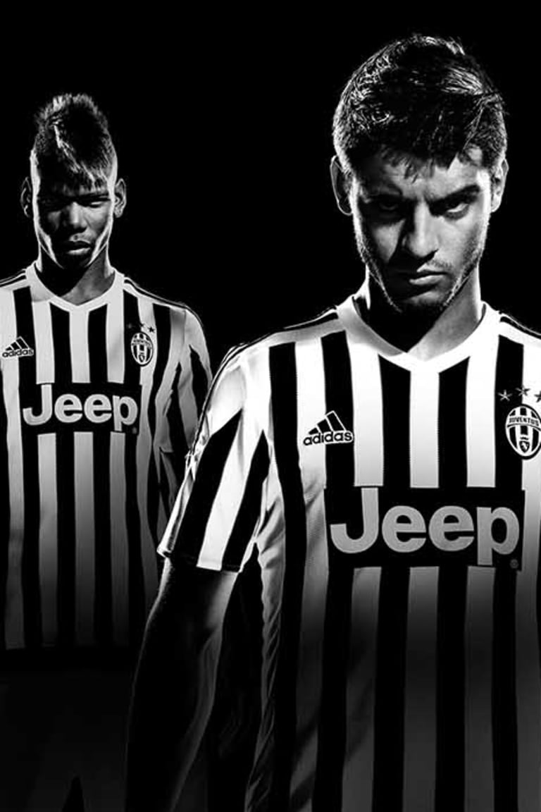 adidas and Juventus unveil the home and away kits for the 2015/16 season