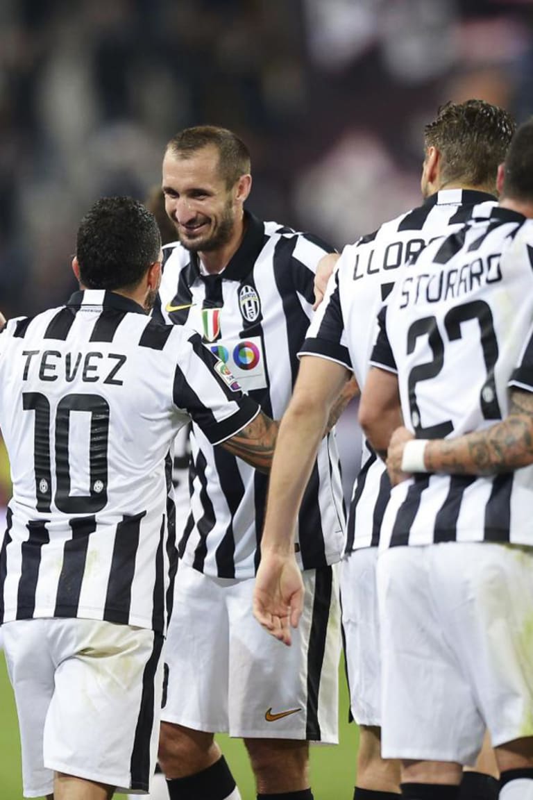 Tevez puts Juve on brink of title triumph