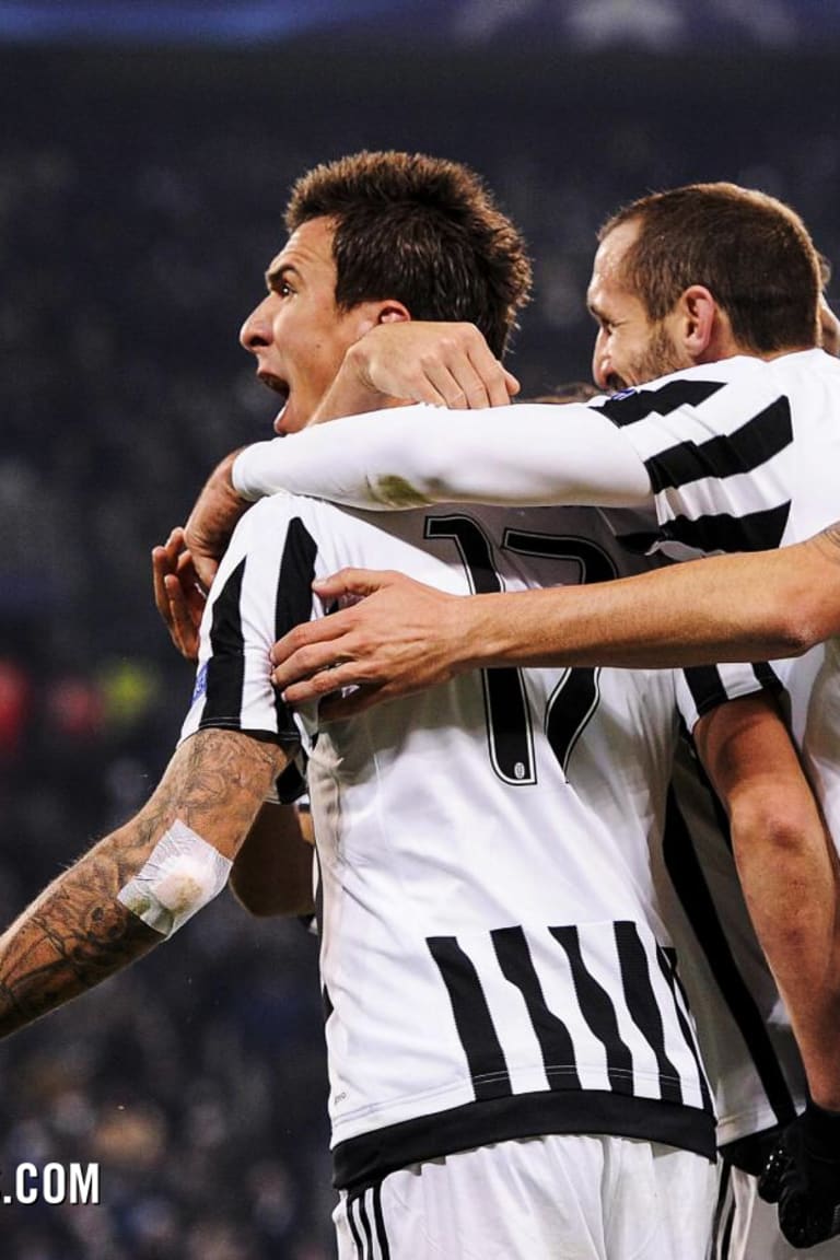 Table-topping Juve reach UCL last 16