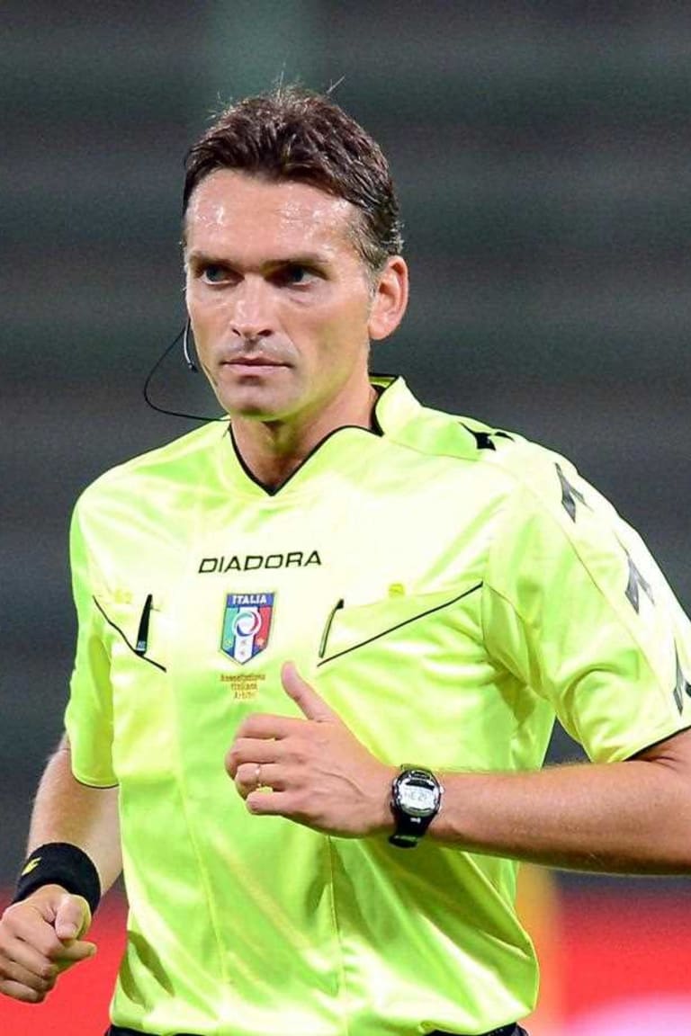 Domani sera arbitra Irrati