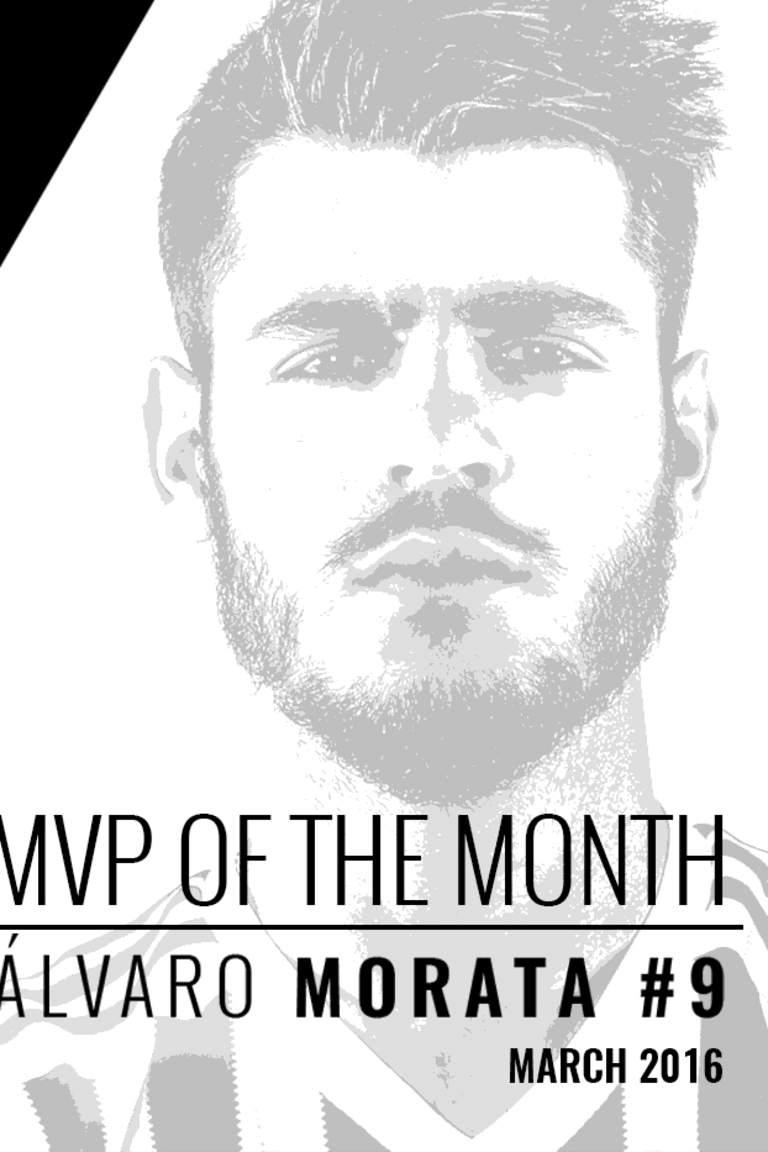 Morata è MVP di marzo!