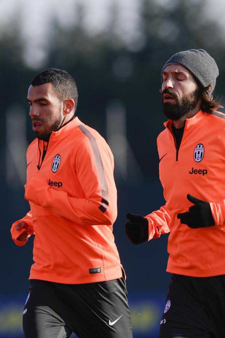 Tuesday training at Juventus Center