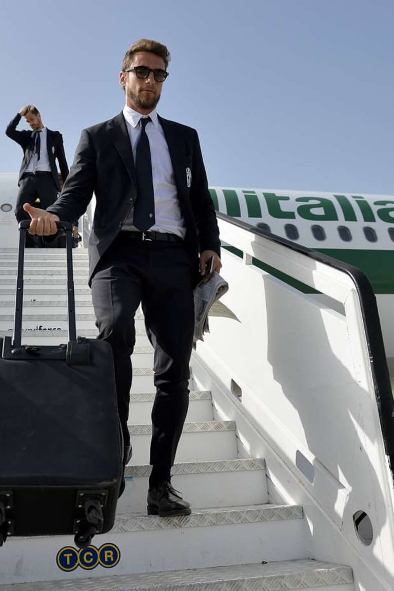 Juve touch down on Spanish soil