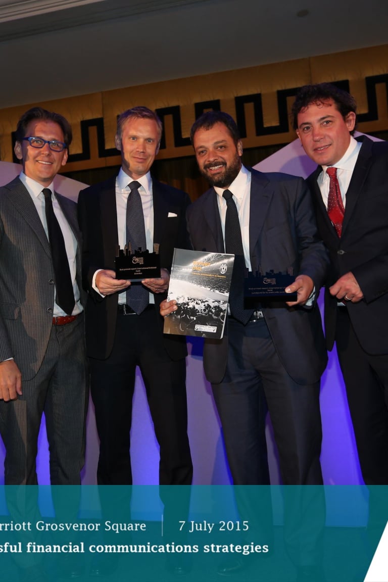 Juventus project takes gold at Corporate & Financial awards 