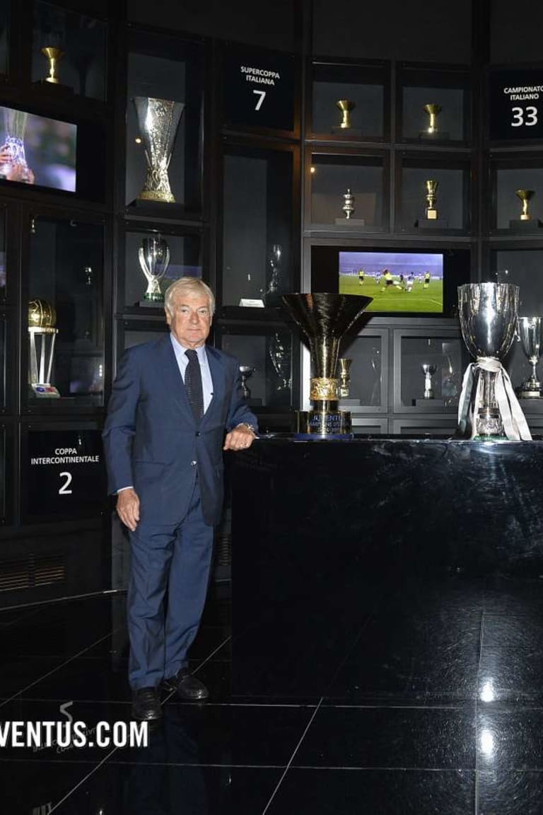 Super Cup arrives home at Juventus Museum