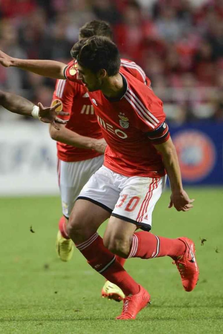 Il Benfica in trasferta.