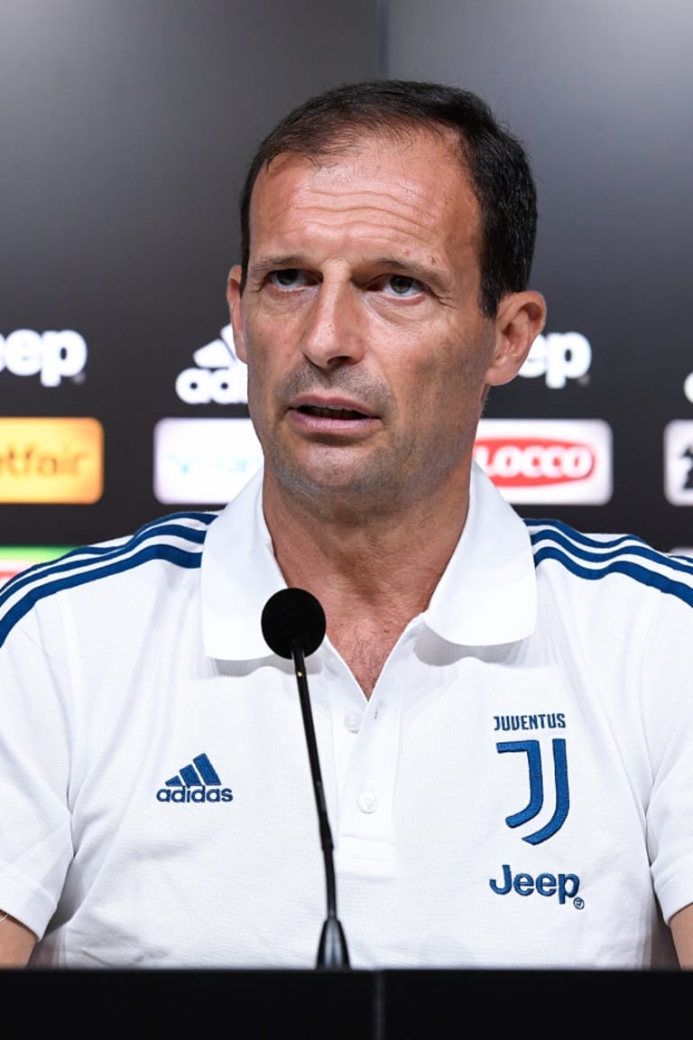 Juventus-Fiorentina, la conferenza stampa di Massimiliano Allegri