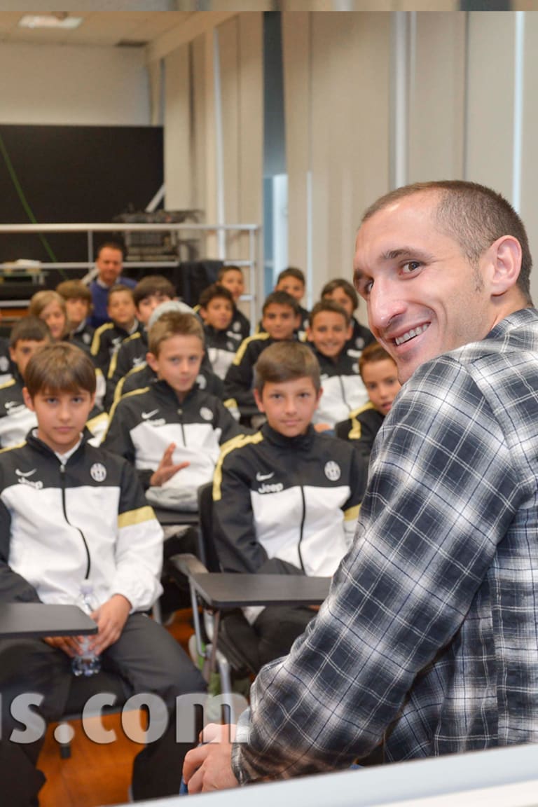 Chiellini at ‘Formazione Juventus’