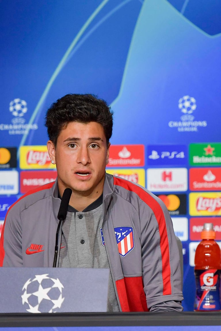 La conferenza stampa dell’Atletico Madrid