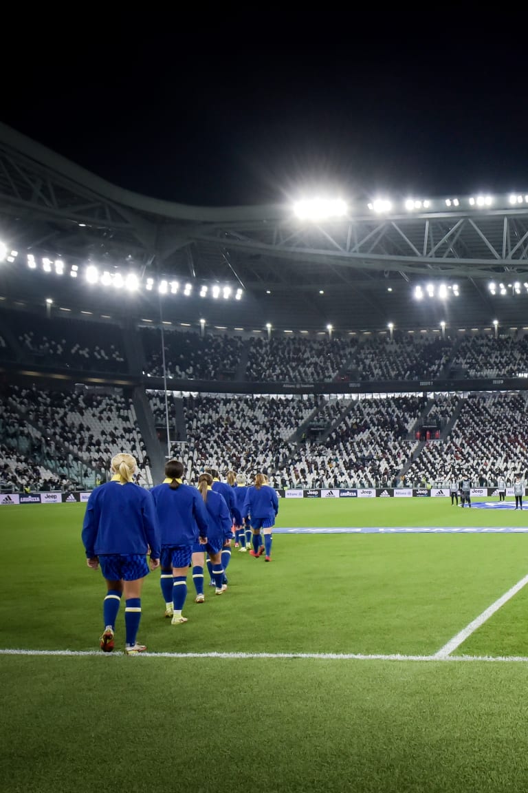 Juventus Women-Lione di UWCL all'Allianz Stadium!