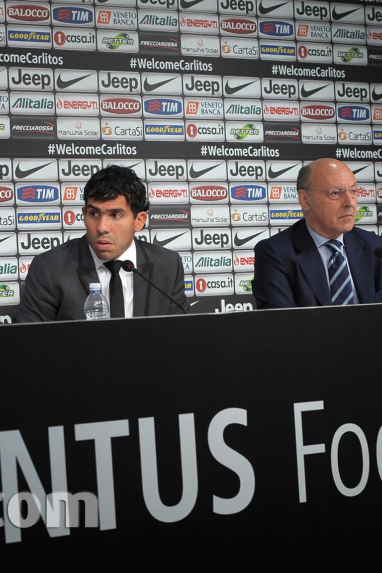 Marotta delight at Tévez capture