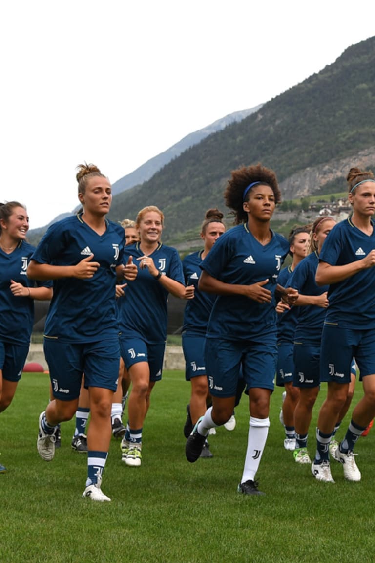 Juventus Women return from Valle d’Aosta