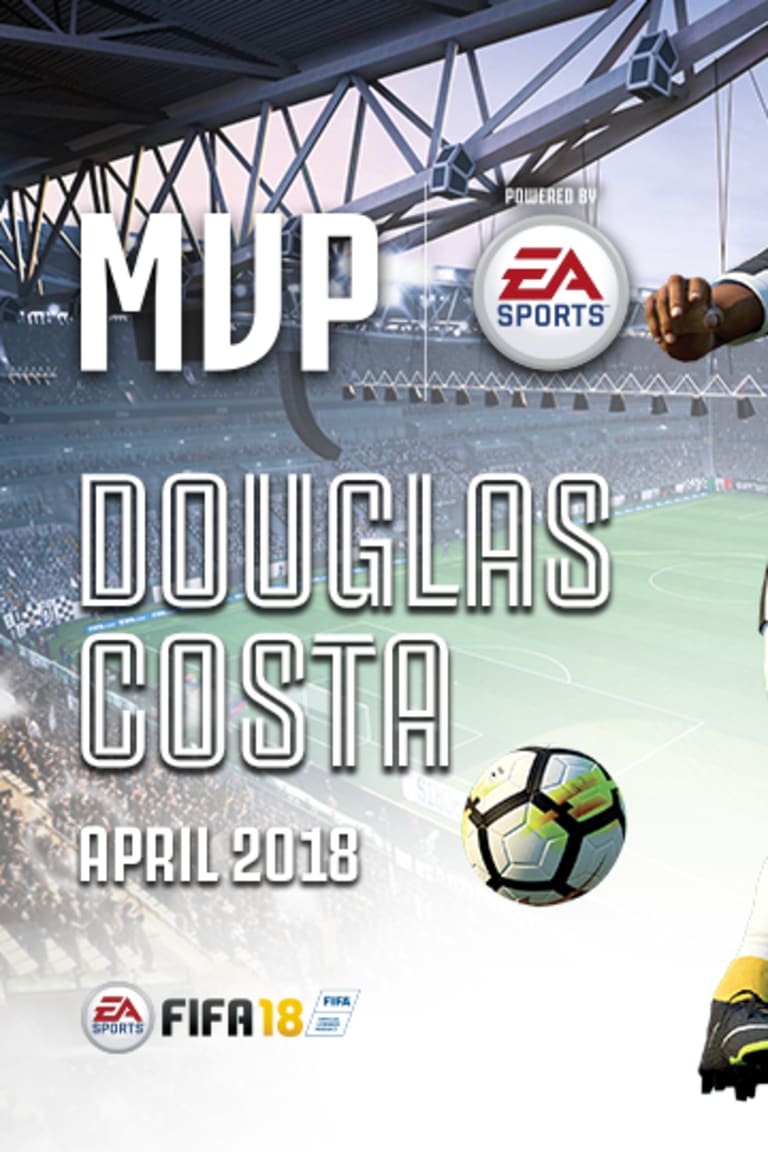 Douglas Costa wins MVP of the Month for April!