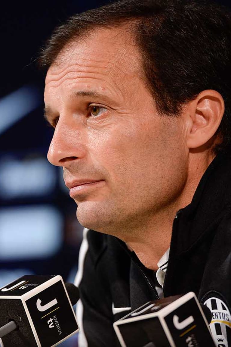 Allegri: «Con il Palermo serve una gara intensa»