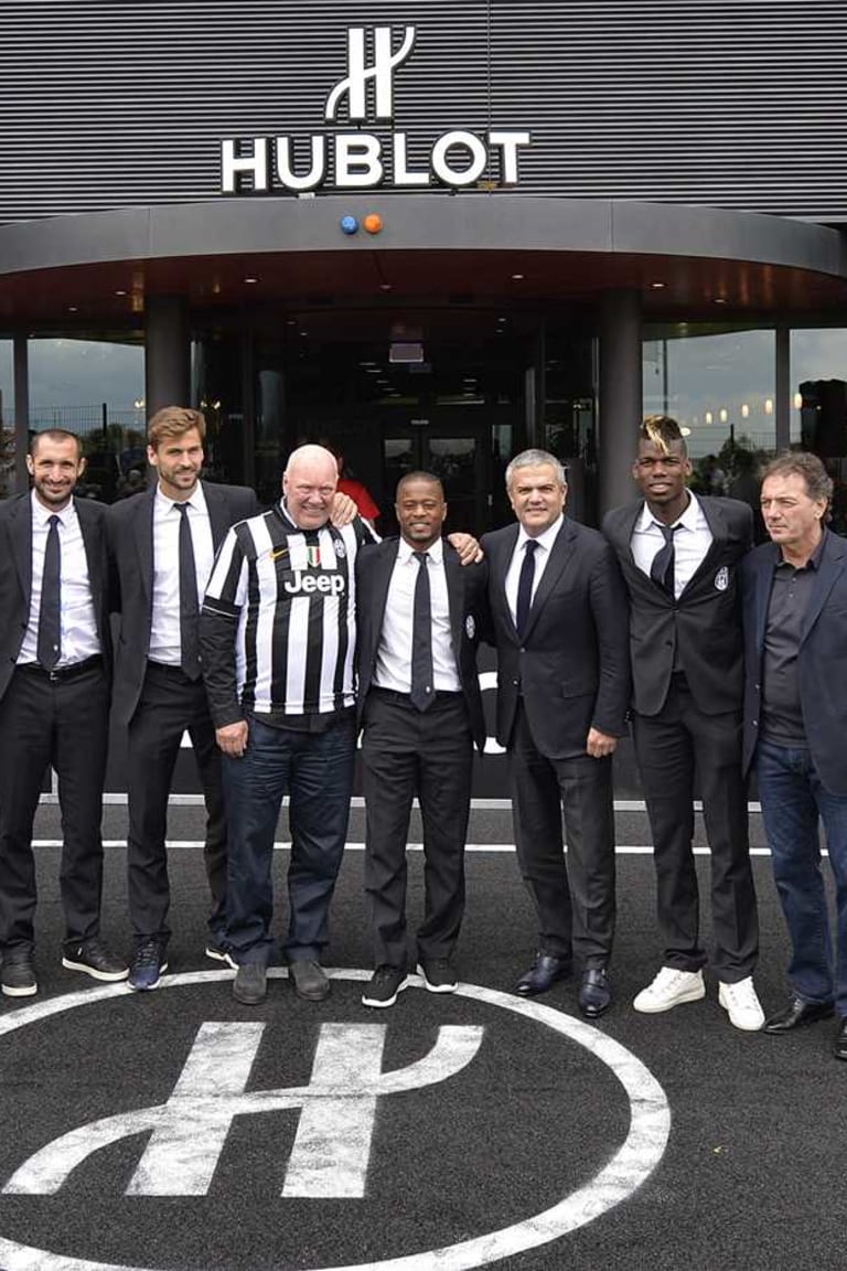 Juventus pay a visit to Hublot