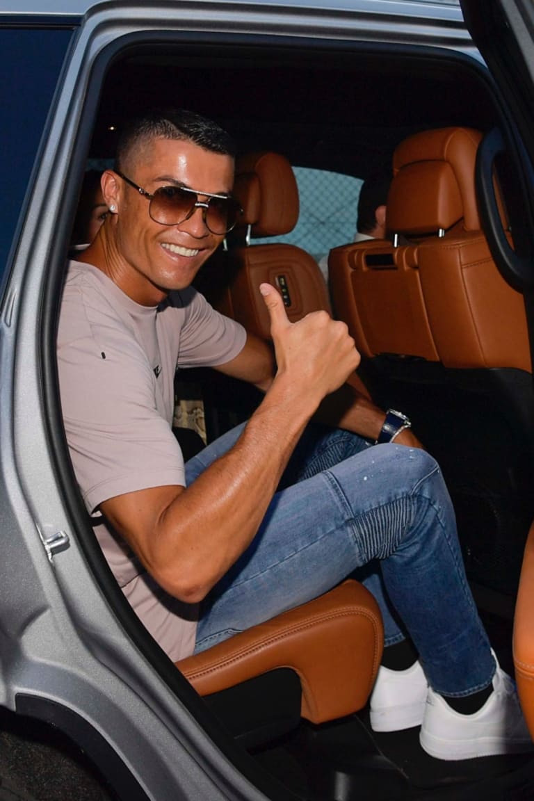 Cristiano Ronaldo è a Torino!