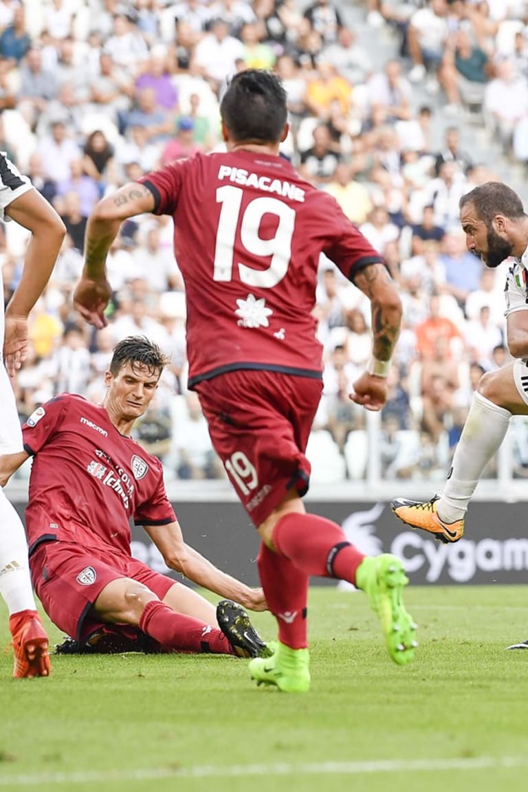 Juventus-Cagliari: numeri e nomi