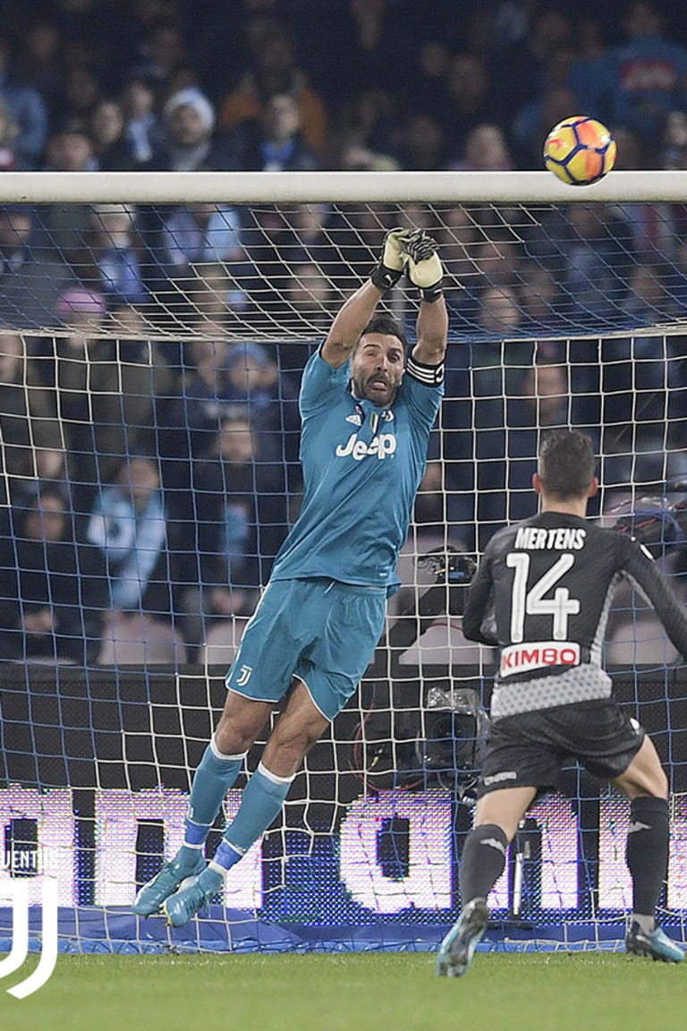 Buffon delighted with clean sheet in Napoli win