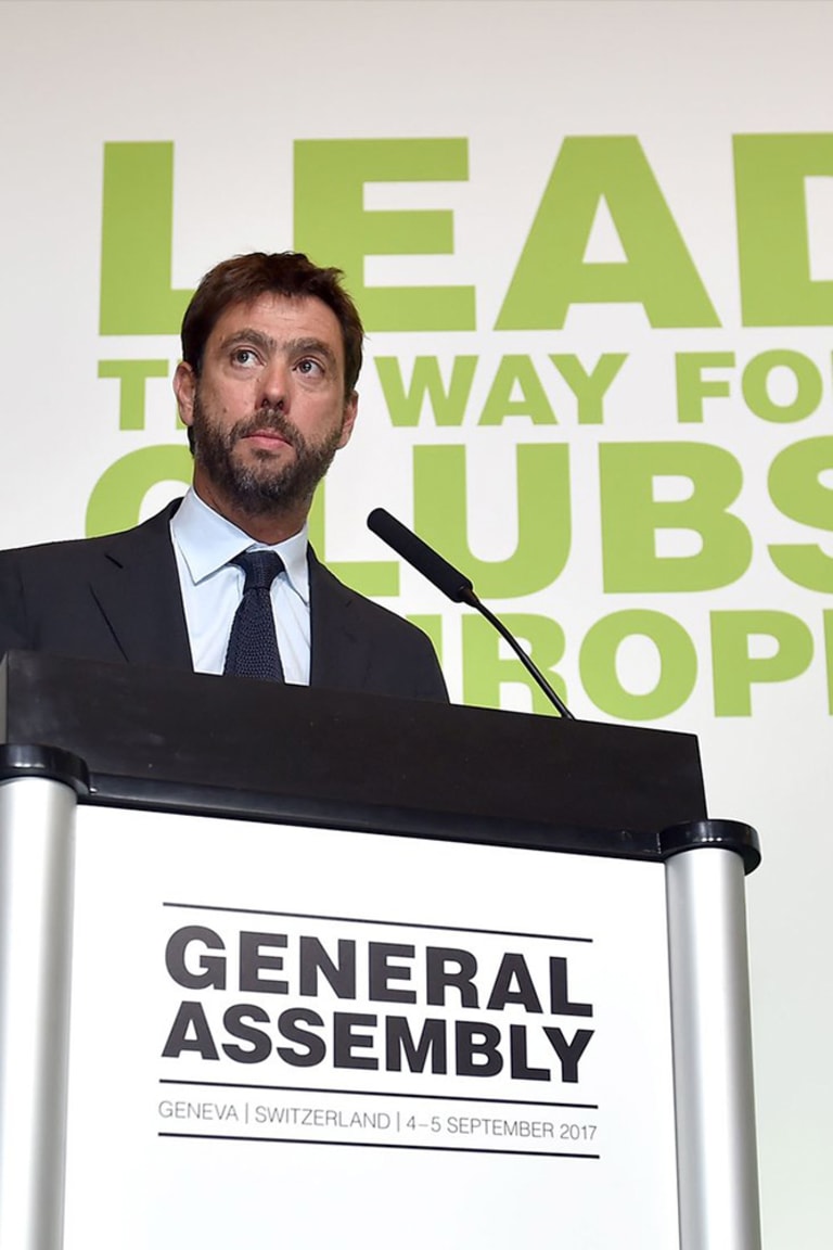 Andrea Agnelli appointed president of ECA