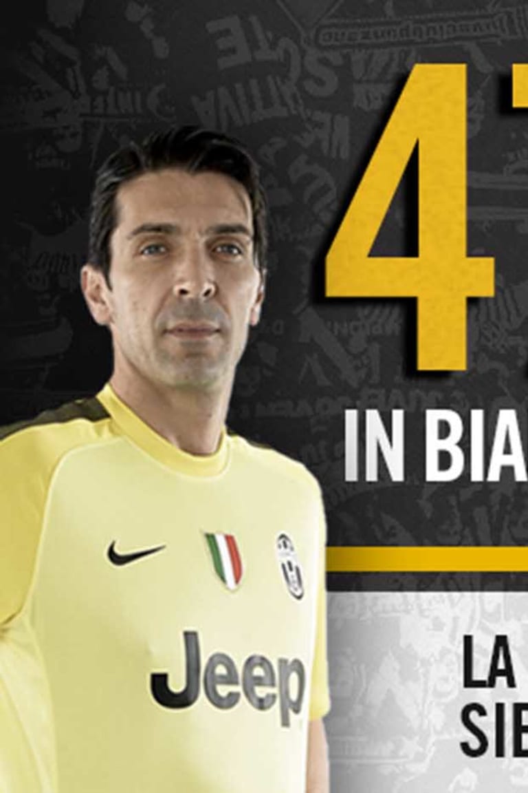 Gigi come Dino: 476 volte Juve