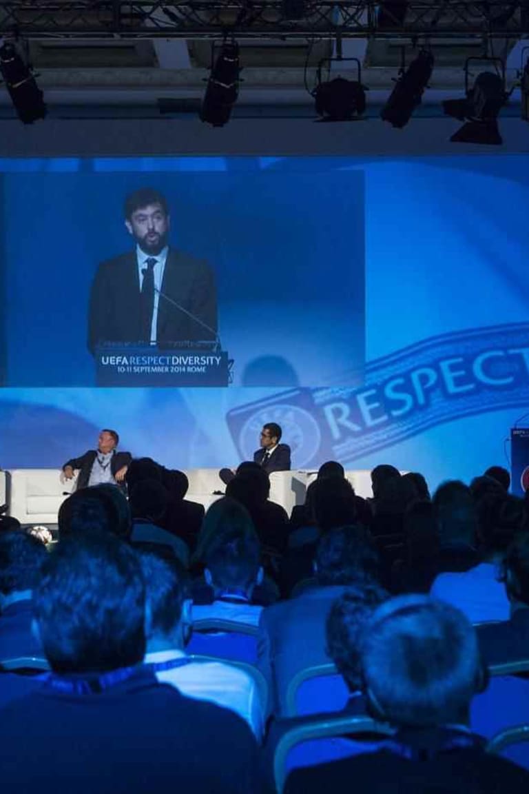 Il discorso di Agnelli al #2014RespectDiversity