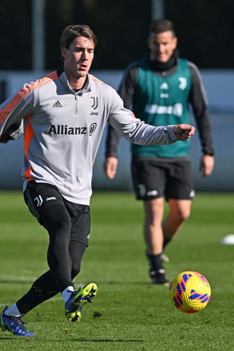 Training Center | Primo allenamento alla Continassa per Vlahovic