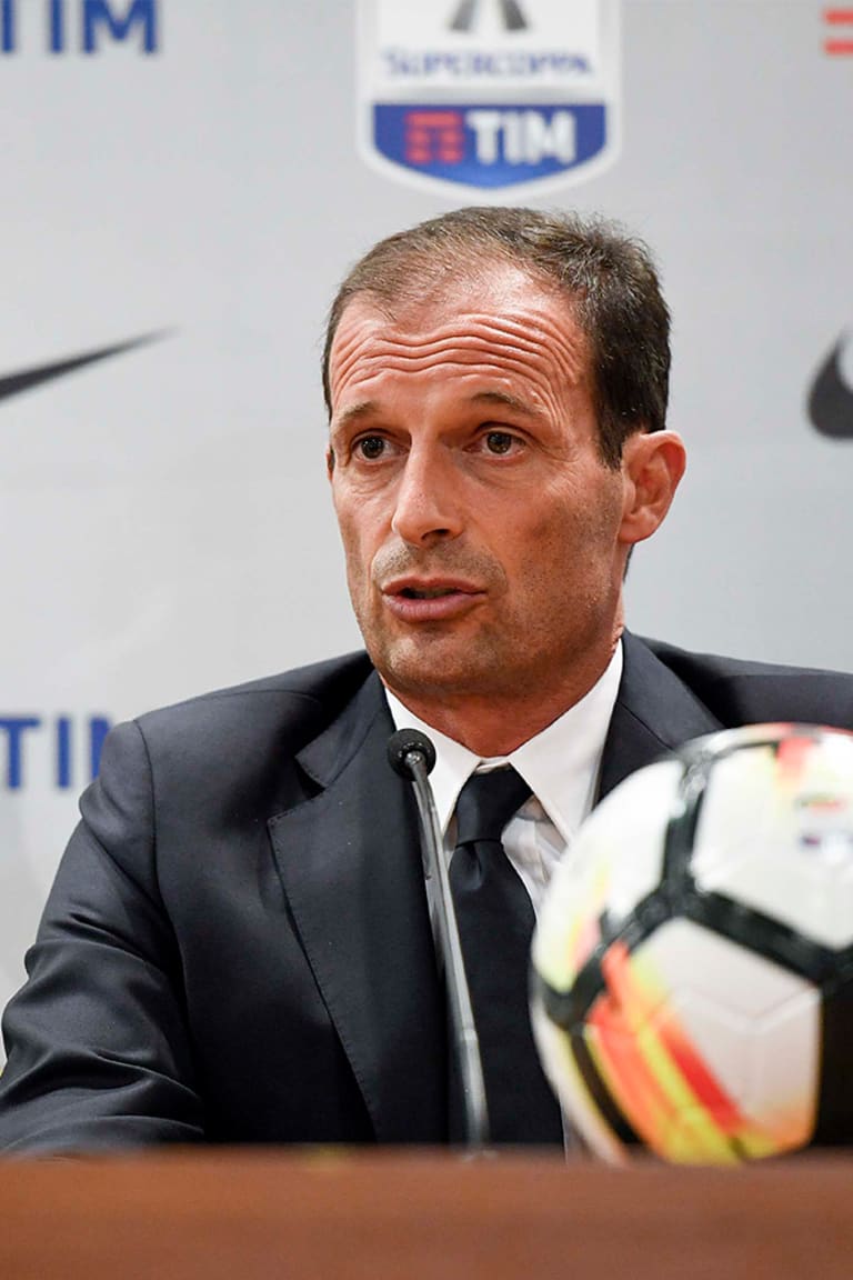 Allegri: "Let's play with the right anger"