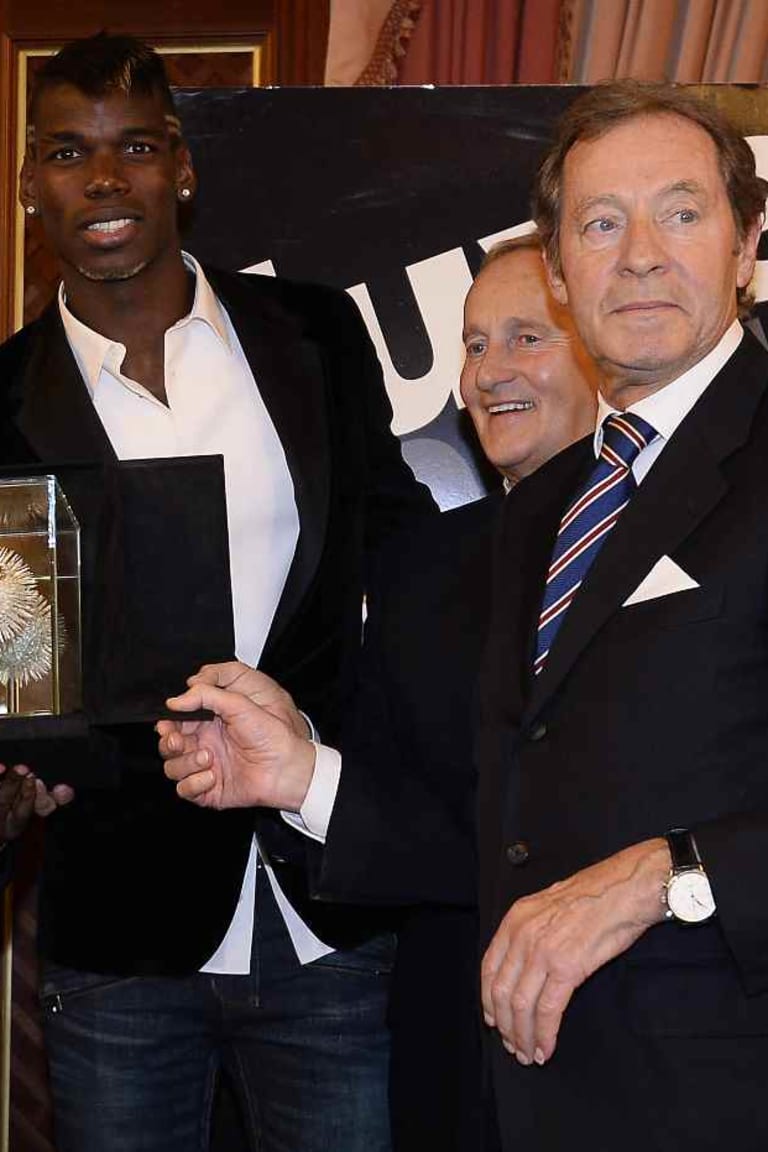 Pogba receives Castagna d’Oro prize