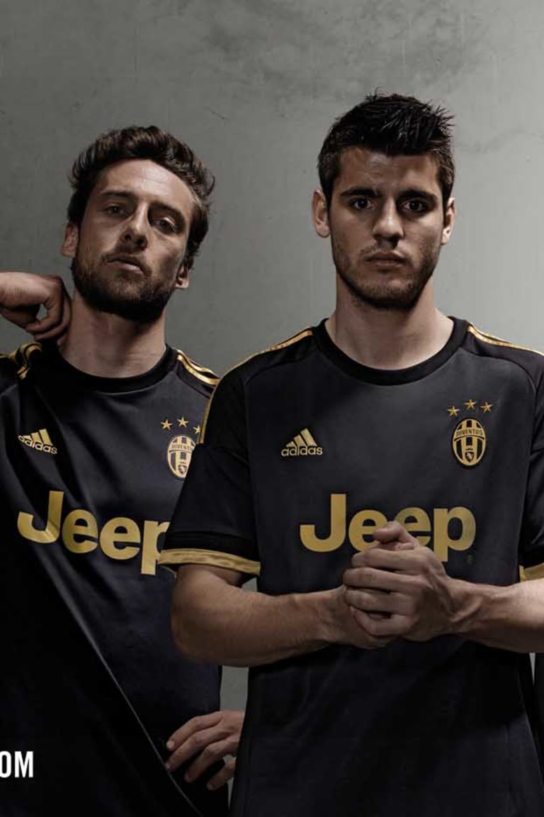 adidas and Juventus present third jersey for 2015/16