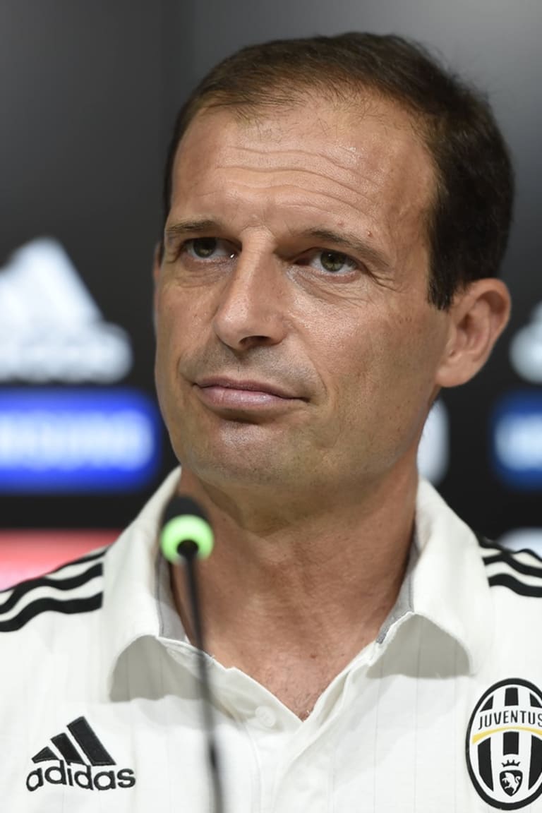 Allegri: «Con la Roma una sfida bellissima»