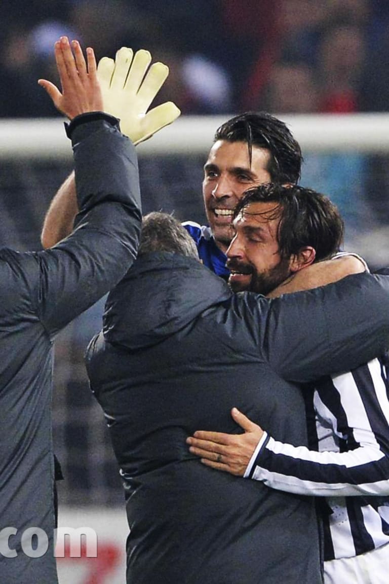 Buffon e Pirlo, gli eroi di Marassi