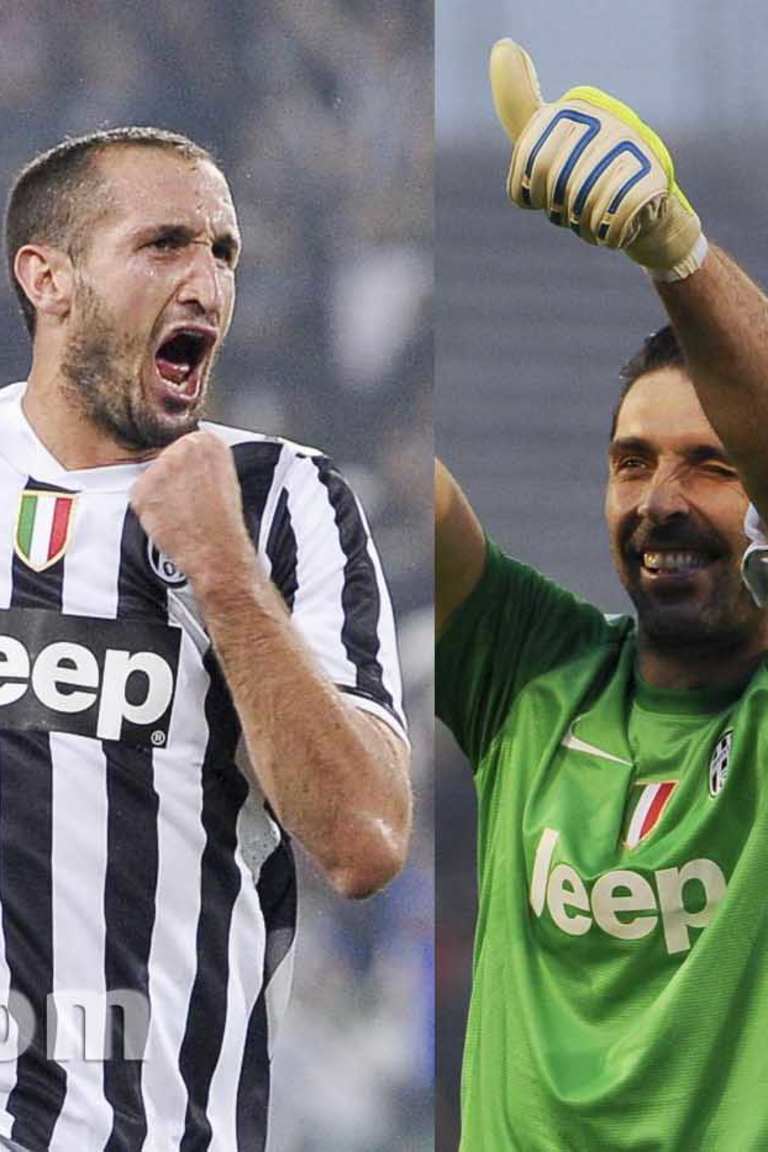 Buffon, Chiellini e Pirlo candidati al Golden Foot