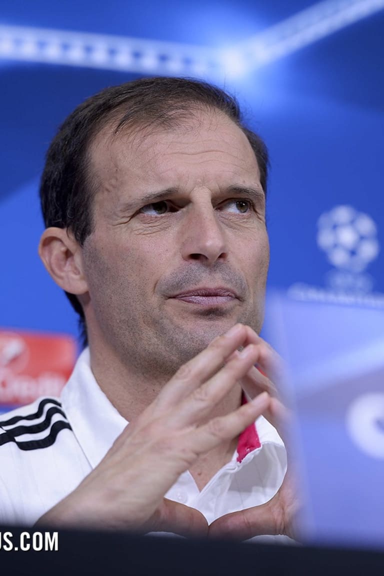 Allegri: "Win and we're through"