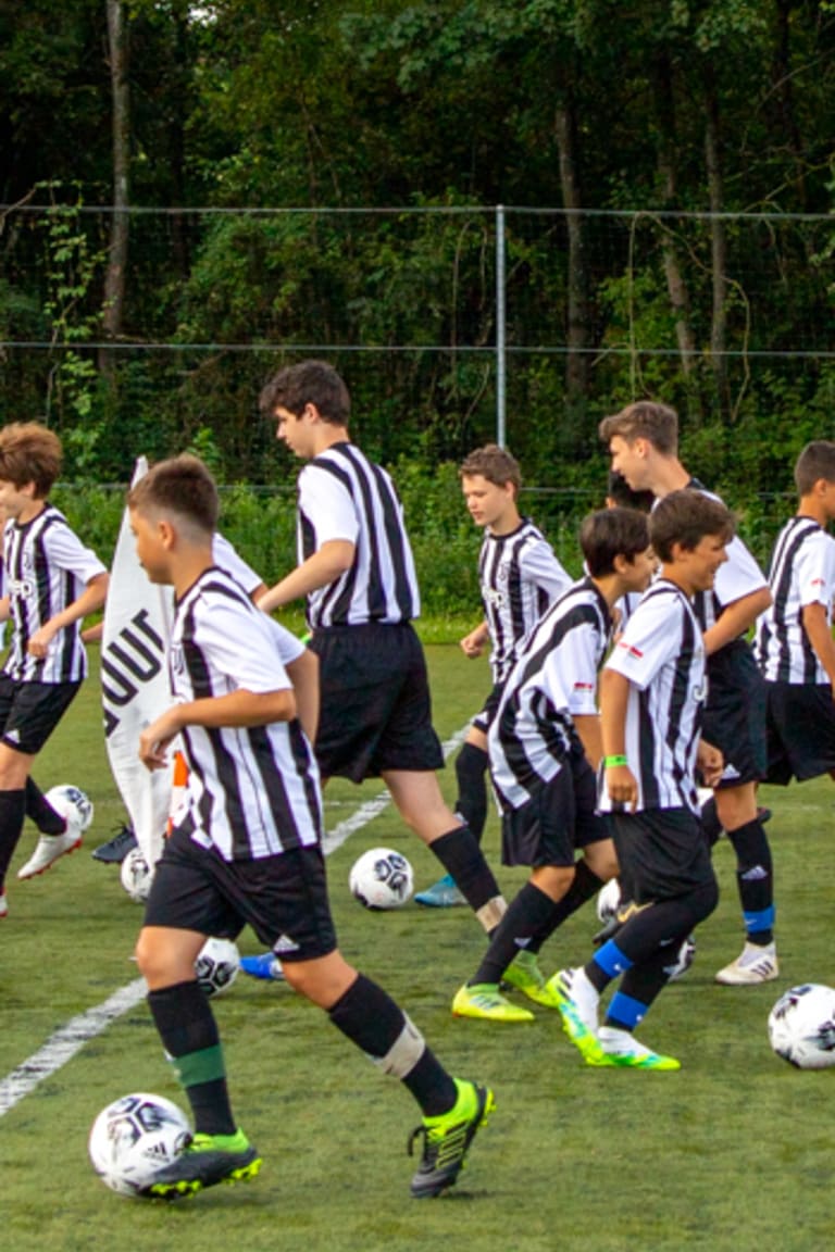 Delight for the restart of the Juventus Academy projects!