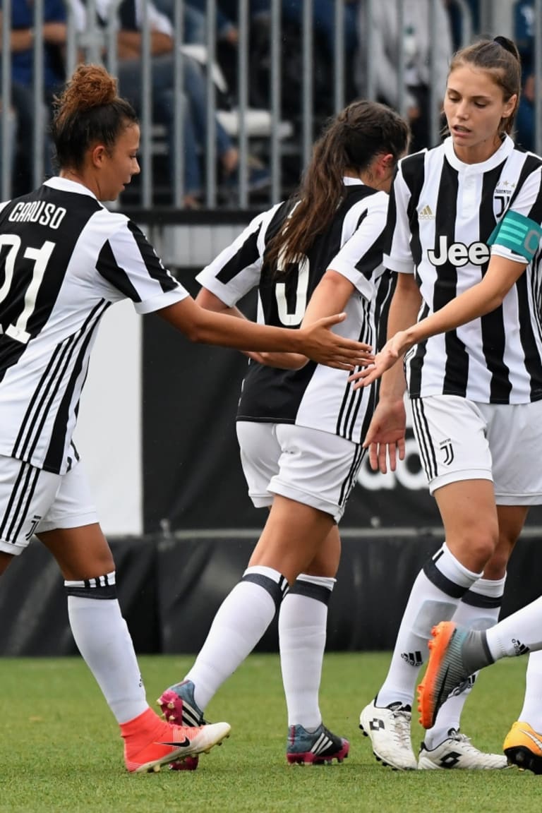 Juve Women hit eight in competitive home debut