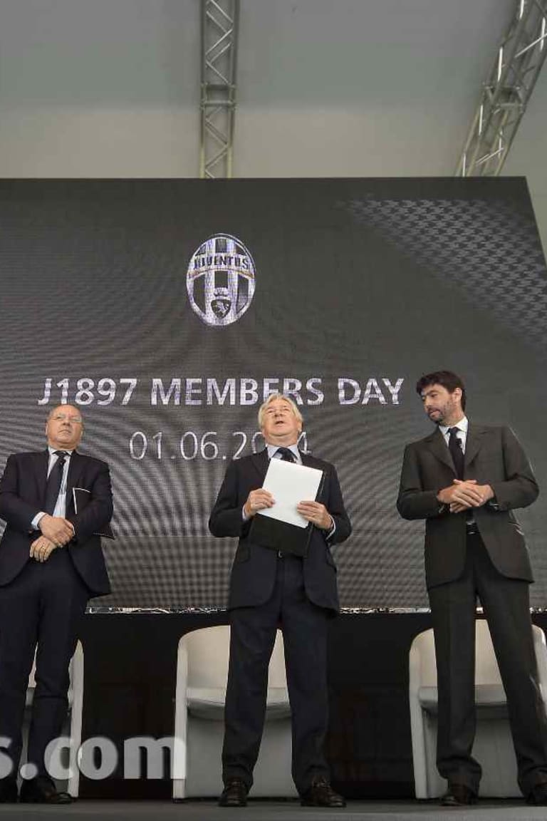 I J1897 fanno festa con la Juventus allo Stadium