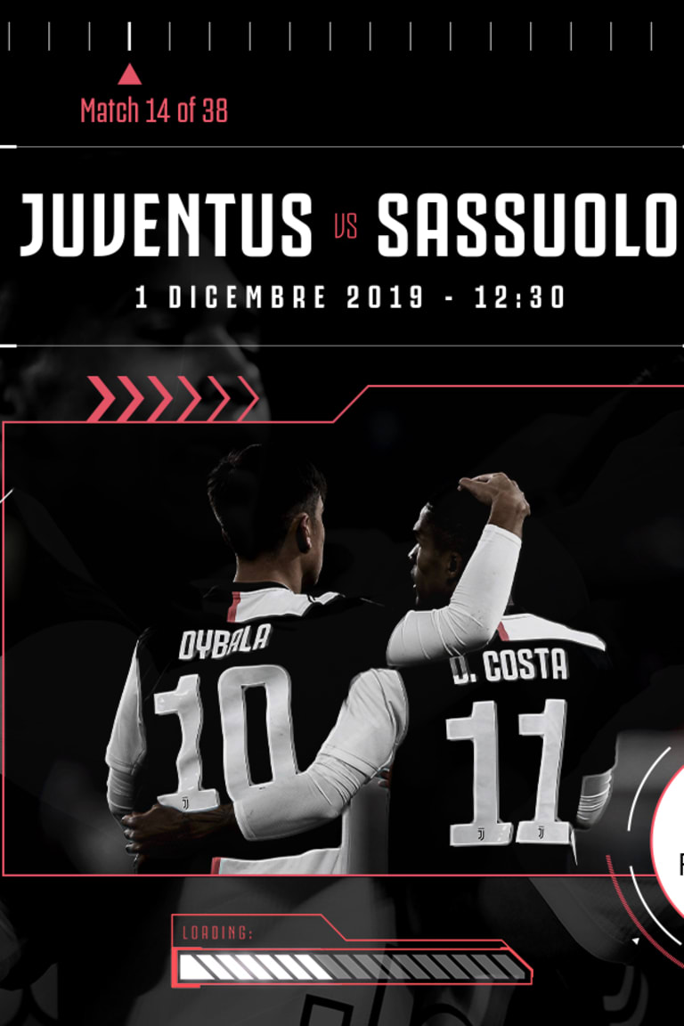 Juve-Sassuolo, vendita libera!